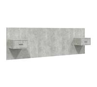 ZIRLANLV Cabecero de Cama con Gabinetes, Dormitorio Flotante, Mesita de Noche, Cabecera de Cama, Mesita de Noche Montada en la Pared, Unidad de Pared de Madera (un cajón)