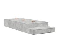 ZIRLANLV Marco de Cama con Plataforma Elevadora Hidráulica de Madera con Cajones de Almacenamiento Debajo de la Cama para Dormitorio (90x190cm)