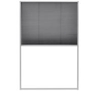 ZIRLANLV Mosquitera para Ventanas, Estor Enrollable con Tela de Malla y Marco de Aluminio, Mosquitera Resistente a Insectos con Instalación Fácil y Flexible (Blanca)