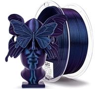 ZIRO Chameleon Serie PLA Filamento Brillante, Filament PLA 1.75mm, Glitter Filamento para Impresión 3D 1kg, Precisión Dimensional +/- 0.03mm, Brillo Azul Abismo