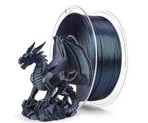 ZIRO Chameleon Serie PLA Filamento Brillante, Filament PLA 1.75mm, Glitter Filamento para Impresión 3D 1kg, Precisión Dimensional +/- 0.03mm, Brillo Azul Verdoso a la Luz de la Luna