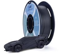 ZIRO Fibra de Carbon Filamento PLA de 1.75mm, CF PLA Filamento de Impresora 3D, Bobina de 0.8kg - Negro
