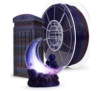 ZIRO Filamento para Impresora 3D, Filamento de PLA de 1.75mm, Multicolor, 1KG/2.2lb, Starry sky