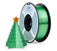ZIRO Filamento PLA de 1.75mm, Filamento de Impresora 3D PLA de Alta Tenacidad, Precisión Dimensional de 1 kg +/-0.03mm, Verde Navidad