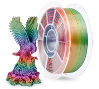ZIRO Filamento PLA Seda Arcoíris 1.75mm, Seda Filamento de Impresora 3D