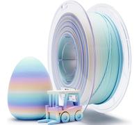 ZIRO Mate Filamento PLA Multicolor, Mate Filamento para Impresoras 3D 1kg | 1.75mm Rápido Gradiente Mate PLA Filamento Arcoíris, Precisión Dimensional +/-0.03mm, Espectro Pastel