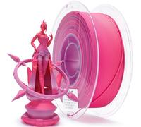 ZIRO Mate Gradiente Filamento PLA 1.75mm, Mate Multicolor Filament para Impresora 3D, Arco Iris PLA 1kg, Se Adapta a La Mayoría de Las Impresoras FDM, Precisión Dimensional +/-0.03mm, Hortensia Rosa