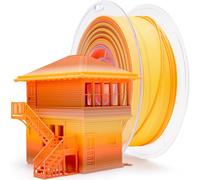 ZIRO Mate Gradiente Filamento PLA 1.75mm, Mate Multicolor Filament para Impresora 3D, Arco Iris PLA 1kg, Se Adapta a La Mayoría de Las Impresoras FDM, Precisión Dimensional +/-0.03mm, Hojas que Caen