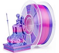 ZIRO Multicolor Seda Filamento PLA de 1.75mm, Arcoíris Sedoso PLA Filamento