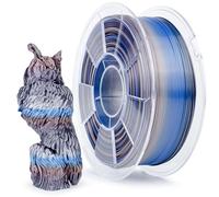 ZIRO Multicolor Seda Filamento PLA de 1.75mm, Arcoíris Sedoso PLA Filamento