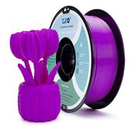 ZIRO PLA PRO Fluorescencia Filamento para Impresora 3D 1.75mm 1kg (2.2 lbs), Precisión Dimensional +/- 0.03 mm, Morado Fluorescente