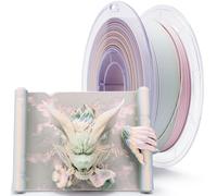 ZIRO Rápido Cambio de Color PLA Filamento 1.75mm, Filamentos PLA Gradiente Mate Multicolores, Precisión dimensional +/- 0.03mm, Se Adapta a la Mayoría de las Impresoras FDM, 1kg/2.2lbs, Morandi