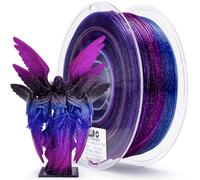 ZIRO Rápido Gradiente Twinkling PLA, Filamento PLA Multicolor 1.75mm 1kg, Transluent Filamento de impresión 3D, Precisión Dimensional +/-0.03mm, Galaxia