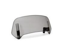 ZIRTUS Extensión de Parabrisas de Motocicleta para Honda Forza NSS 125 250 300 MF13, Deflector Viento Parabrisas Delantero Motocicleta Deflector de Aire para Motocicleta,Gray-360mm