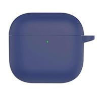 ZIRYXQ Funda de silicona suave para AirPods 4, para AirPods de 4ª generación, funda protectora completa para hombres y mujeres para los últimos AirPods 4 (azul)