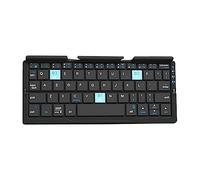 ZIRYXQ Mini teclado inalámbrico Bluetooth plegable para tableta y teléfono portátil recargable teléfono inteligente accesorio teclado teclado portátil