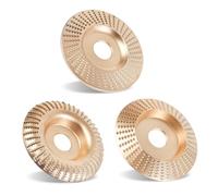 ZISEcoc Juego de 1/3/5 discos amolar for dar forma a la muela, for cortar madera, esculpir y tallar, herramienta for amoladora angular