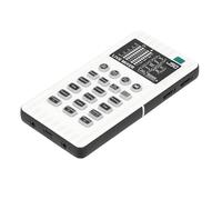 Zisemeil Cambiador de voz portátil, tarjeta de sonido Bluetooth con 8 modos de voz 9 efectos de sonido 10 niveles control de paso, Plug and Play para teléfonos móviles Juegos de computadora