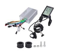 Zisemeil Controlador sinusoidal de 350 W, 3 modos con panel de visualización LCD, aleación de aluminio, kit de controlador de motor eléctrico para conversión, adecuado para 36 V 500 W