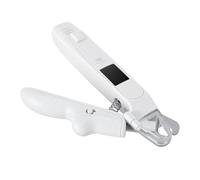 Zisemeil Cortaúñas para Mascotas con LED, Amoladora Eléctrica de bajo | Cerradura de Seguridad, Batería de 200 MAh, Inalámbrico, Cubierta Recolectora de Uñas, Ergonómico, Recortadora 2 en 1