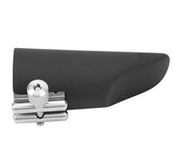 Zisemeil Cubre clip para ligadura rápida para saxofón negro plateado con diseño de cable para una respuesta rápida, mejora el tono para los músicos de clarinete, saxofón alto, ABS/acero