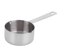 Zisemeil Cuchara Medidora de Acero Inoxidable 304, Cuchara Medidora con Escala y Pico en ángulo para Hornear, Cocinar, Utensilios de Cocina, Utensilios de Cocina, de Co (1/4taza60ml)