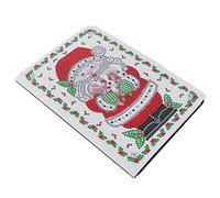 Zisemeil DIY Christmas Santa Claus Patrón Diamante para colorear libro portátil Kits Decoración Artesanía