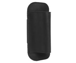 Zisemeil Funda de cuchillo de piel de caballo loca Exquisit (Negro)
