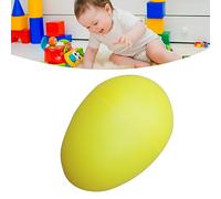 Zisemeil Juguete de Percusión Rellenable de Plástico para Huevos Color Brillante para Guardería de Viaje en Casa (Amarillo)