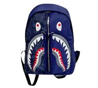 Zisemeil Mochila informal con diseño de tiburón graffiti, mochila escolar de gran capacidad, bolsa de viaje personalizada para niños y niñas, N.º 425