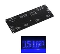 Zisemeil Parche de 5 V, rejilla digital, kit de reloj de bricolaje electrónico, aspecto acrílico, con exigencia de temperatura