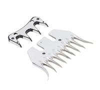 Zisemeil Tijeras para Ovejas Acero con Alto Contenido de Carbono Hoja de 9 Dientes Resistente Al Desgaste para un Corte Eficiente de Lana Adecuado para Tijeras Competentes de Lana Más Densa