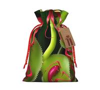 ZISHAK Bolsas de regalo de tela con cordón para plantas carnívoras, ideales para cualquier ocasión