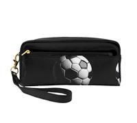 ZISHAK I Like Soccer - Bolsa de maquillaje portátil con estampado de fútbol, diseño fácil de viajar, mini bolsa de maquillaje versátil, I Like Soccer, Talla única