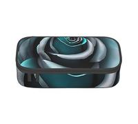 ZISHAK Magic Owel - Estuche de tela Oxford de alta capacidad y cremallera, el organizador de escritorio definitivo para la oficina, Rosa gris azulado, Talla única