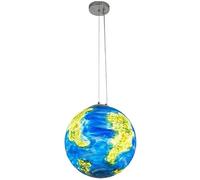 zishuo shop Lámparas de Pared, Efecto 3D, Lámpara de Araña con Diseño de Planeta Tierra, Sol Y Tierra, para Guardería, Habitación Infantil, Hotel, Restaurante, Lámpara de Araña Ree27, Lámpara de Araña