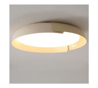 zishuo shop Lámparas de Pared, Luces de Techo Led Regulables, Lámpara de Techo Rede Estilo Nórdico Crema, Lámparas de Techo con Protección Ocular para Dormitorio Y Comedor./a/43 Centímetros