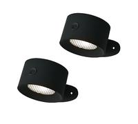 zishuo shop Lámparas de Pared, Luz de Pared Inalámbrica para Interiores, Luz Led de Noche con Brillo Ajustable, Recargable, Portátil, Funciona con Pilas, para Dormitorio, Baño Y Sala de Estar./2 Pieza