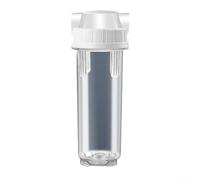 ZiStarlilife 1 botella de filtro purificador de agua de 10 pulgadas con carcasa de PET de interfaz de 2 puntos para sistema de toda la casa, caravana, prefiltro blanco (A)
