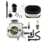 ZiStarlilife 1 juego de carburador de motosierra para 044 046 MS440 MS460 HD-14B HD-15-B HD-16B HD-17A, kit de montaje de mezcla de aire y combustible de plástico para tareas de corte de madera de
