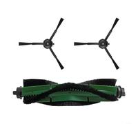ZiStarlilife 1 juego de cepillo principal y lateral para Cecotec para CONGA 7490 8490 para ULTIMATE Home para X-TREME para GENESIS, piezas de repuesto de plástico de nailon para esquina de aspiradora