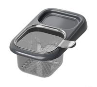 ZiStarlilife 1 paquete de cesta de filtro para fregadero de cocina, colador de drenaje de PVC de 22 x 13 x 85 cm con filtración eficiente de residuos de alimentos y diseño limpio, para cocinar y