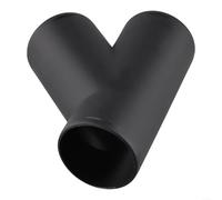 ZiStarlilife 1 paquete de conector de tubo de codo para Webasto para ESPAR para EBERSPACHER Diesel calentador de estacionamiento, adaptador de conducto de aire de plástico, negro 60 mm/75 mm para