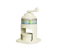 ZiStarlilife 1 paquete de máquina trituradora de hielo manual, afeitadora de manivela con cuchillas de acero inoxidable de grado alimenticio y cuerpo ABS, incluye bandeja de hielo para hacer hielo
