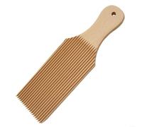 ZiStarlilife 1 paquete de tablero de ñoquis de madera con diseño para hacer pasta auténtica y dar forma, herramienta de cocina de madera natural segura para cocinar en casa