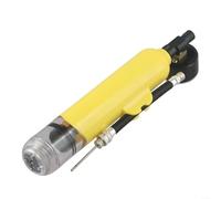 ZiStarlilife 1 paquete portátil para mini bomba de bicicleta, inflador de aire manual de aleación de aluminio con manómetro para ciclismo de carretera MTB, bomba compacta de neumáticos de bicicleta