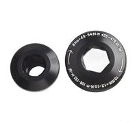 ZiStarlilife 1 perno de manivela de bicicleta M15/M26 con tuerca autoextraíble de aleación de aluminio para SRAM para gxp para x7 X9 X0 para xx1 negro, ideal para ciclismo de carretera y montaña