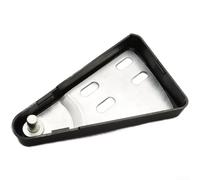 ZiStarlilife 1 pieza Frigorífico Bisagra Acero Inoxidable Puerta para Refrigerador Vino Reparación Durable Pulido para Superficie Negro 10x6 cm 15x45 cm (Grande)