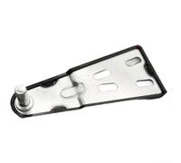 ZiStarlilife 1 pieza Frigorífico Bisagra Acero Inoxidable Puerta para Refrigeradores Vino Nevera Reparación Durable Pulido para Superficie Negro 10x6 cm 15x45 cm(Small)
