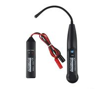 ZiStarlilife 1 Unidades MY6814 Cable Tracer Tono Generador y Kit de Sonda para Buscar Cable de Coche Detección de Cortocircuito Reparación de Línea Telefónica con Luz LED Negro ABS